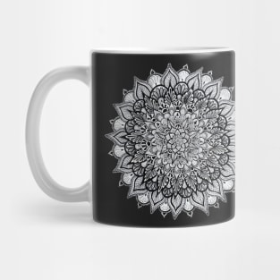 Black and white Mandala Mug